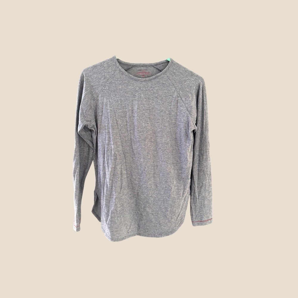 Vineyard Vines Kids XL Blue Heathered Long Sleeve Raglan Performance Tee Boys